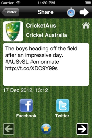Cricket Players Tweet screenshot 4