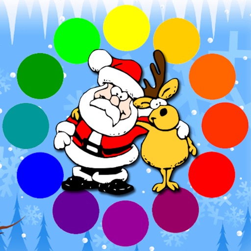 Christmas Coloring Pages with Santa Claus iOS App