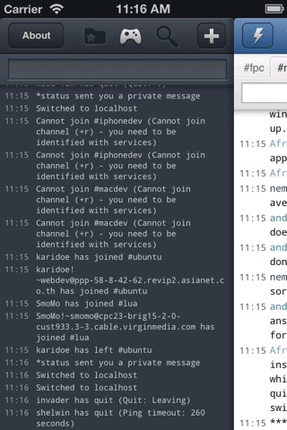 Mango Lite - Free IRC Chat client screenshot 4