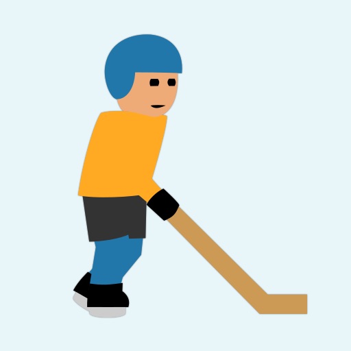 Rubber Puck Hockey Icon