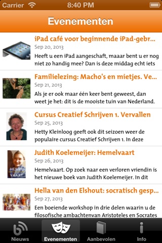de Bibliotheek Amstelland Info-App screenshot 3