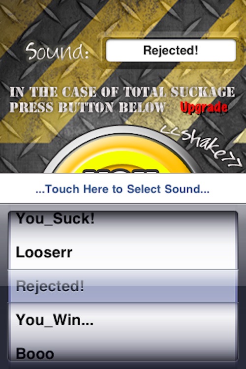 You Suck! Button