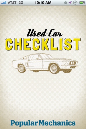 Popular Mechanics Used Car Checklist(圖1)-速報App