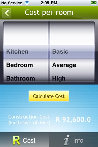 Building Cost Calculator - Residential screenshot 3