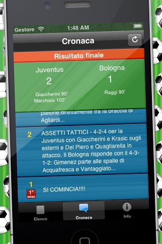 Diretta Goal: partite di calcio minuto per minuto screenshot 4