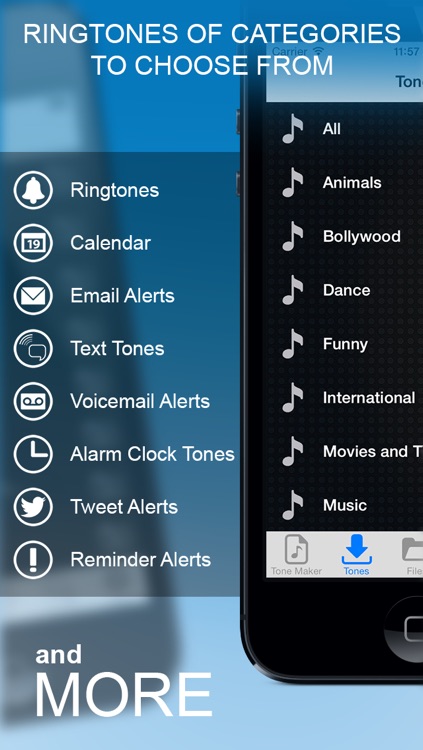 Ringtones iOS 7 Edition.