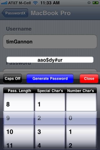 Password Genie screenshot 2