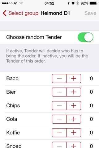 Tender app screenshot 4