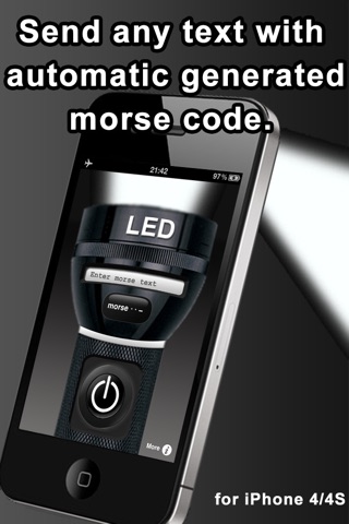 Flashlight Pro + Morse screenshot 3