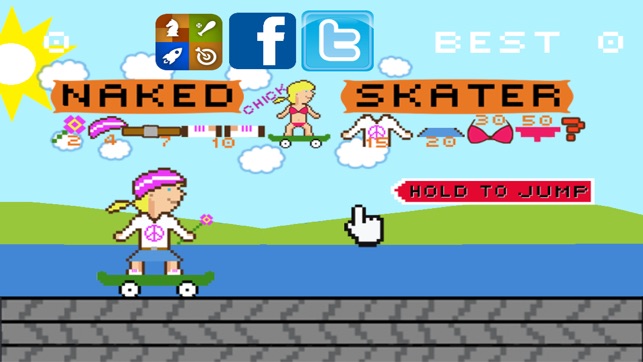 Naked Skater : Chick Edition