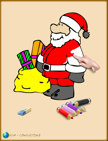 Christmas Colorings For Kids With Colored Pencils 36 Drawings