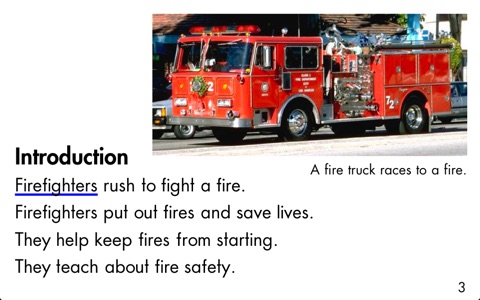 Firefighters - LAZ Reader [Level J–first grade] screenshot 2