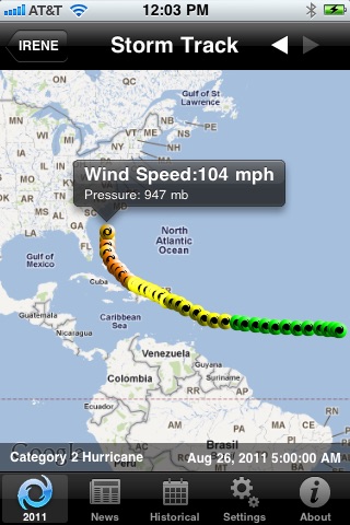 Hurricane Monitor screenshot 2