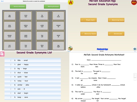 Second Grade Antonyms screenshot 3