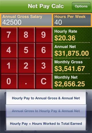 Net Pay Salary Calculator screenshot 3