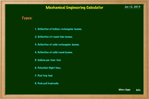 Mechanical Engineering Formulas screenshot 2