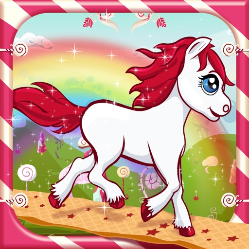 Candy Pony Run - Sweet Jumping Game Saga icon