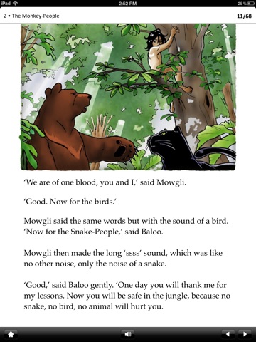 The Jungle Book: Oxford Bookworms Stage 2 Reader (for iPad) screenshot 2