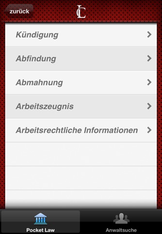 LC Arbeitsrecht screenshot 2