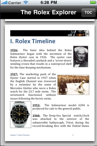 Rolex Explorer: Human Spirit Personified (iPhone) screenshot 2