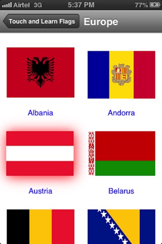 Touch and Learn Flags of the World screenshot 3