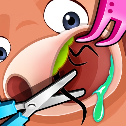 Crazy Nose Doctor - Kids Games iOS App