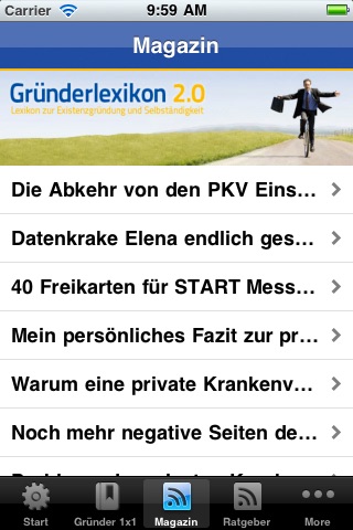 Gründerlexikon 2.0 screenshot 3
