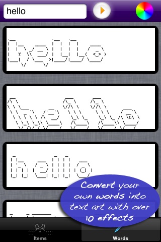 Mailtag - Amazing E-mail Text Art and Greeting Cards screenshot 4