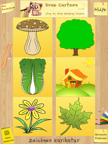 draw cartoon free -- plants screenshot 2