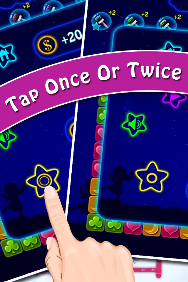 Lucky Stars 2 - A Free Addictive Star Crush Game To Pop All Stars In The Sky screenshot 2