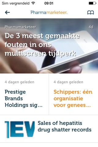 Pharmamarketeer, nieuwsapp voor farmamarketing screenshot 2