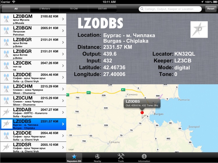 Repeaters BG for iPad