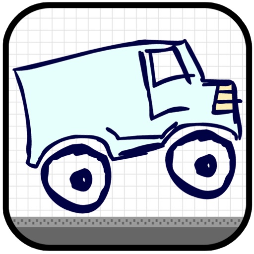 A Doodle Car Mega Hill Race - Extreme Racing Free Game icon