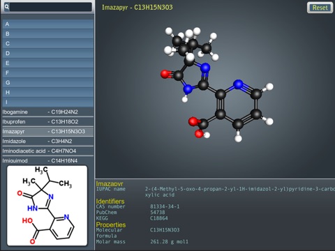 Organic Compounds 3D screenshot 2