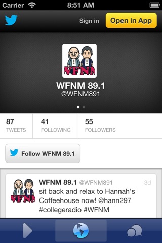 WFNM89.1 screenshot 2