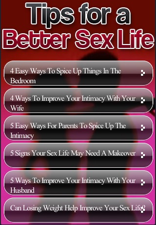 Better Sex Life Tip screenshot 2