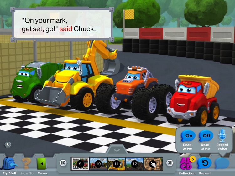 Chuck & Friends: Ruckus Reader screenshot-3