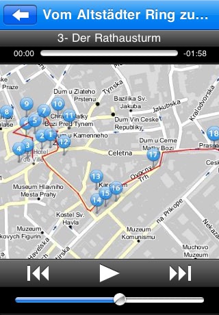Prague: Multimedia Travel Guide in German screenshot 3