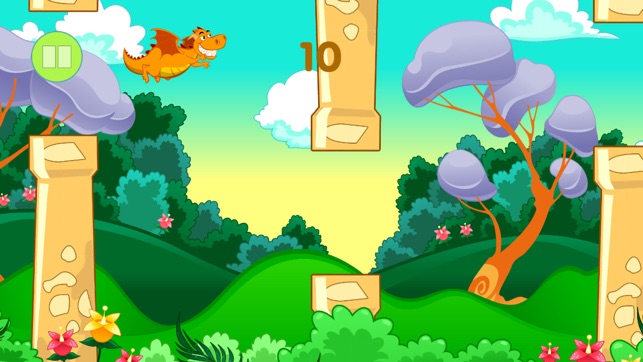 Flap! - help the flappy dragon to fly(圖2)-速報App