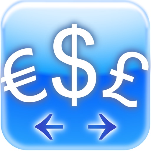Currency Converter - Money Exchange Rates for more than 220 currencies! Icon