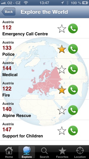 Emergency numbers from all over the world(圖3)-速報App