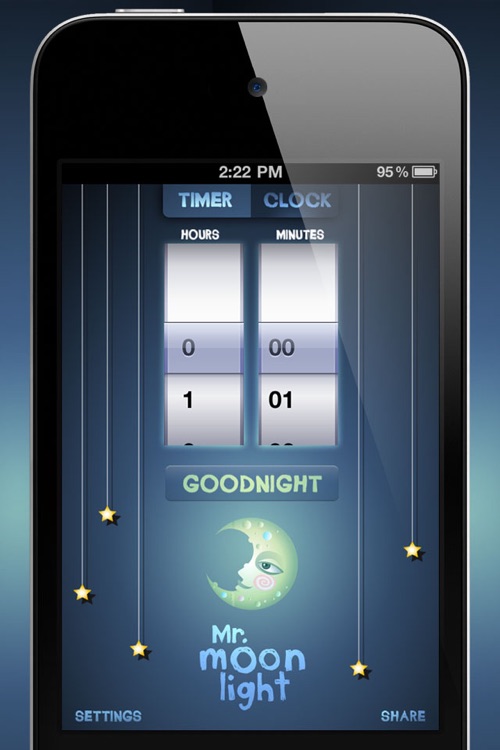 Mr. MoonLight : Kids Visual Alarm Clock and Nightlight for Sleep Training screenshot-3