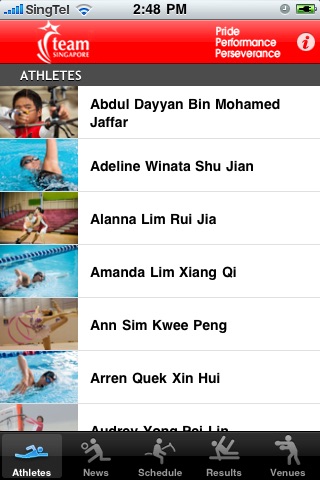 Team Singapore YOG screenshot 2