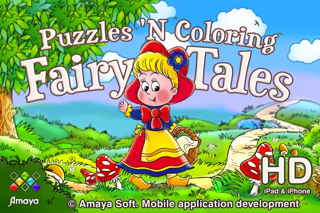 Puzzles 'N Coloring - Fairy Tales / LITE [tags:jigsaw puzzle(圖1)-速報App