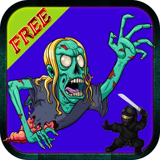 Ninja Run: Stop the Zombie Outbreak - The crazy running jumping shooting game icon