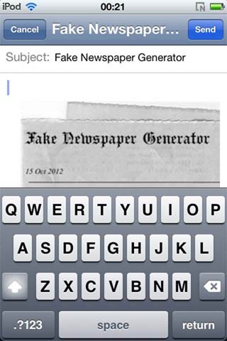 Fake Newspaper Generator screenshot 4