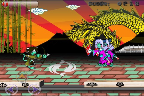 iNinja Cat Adventure Lite screenshot 2