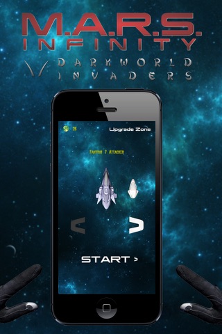 Mars Infinity: Dark World Invaders - The Super Space Shooter Free screenshot 2