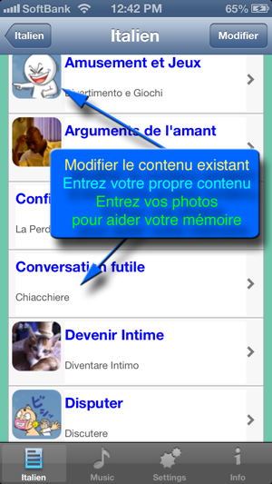 Italien - Talking French to Italian Translator + Phrasebook(圖2)-速報App