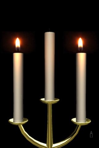 Flame of candle